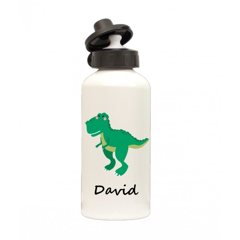 Dinosaur Water bottle perosnlaised with any name